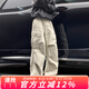 牧唯美式高街痞帥工裝褲男春夏季2025新款高級感潮寬松直筒休閑長(cháng)褲子 杏色 XL [建議125-140斤]