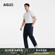 AIGLE艾高直筒長褲春夏經(jīng)典款DFT速干吸濕排汗戶外男士褲裝 帝國深藍 AG81A 42(175/84A)