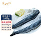 賣魚七郎挪威原切青花魚片2斤（含保護(hù)冰150g）特大6片裝進(jìn)口冷凍鯖魚鲅魚