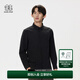 KOLON SPORT/可隆長袖梭織襯衫 男子商務(wù)戶外通勤防潑水內(nèi)搭上衣 LHSH5ST809-黑色 BK L 175/96A