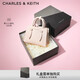 CHARLES&KEITH插帶兔耳包托特包手提斜挎婚包包女包生日七夕禮物CK2-50781362