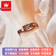 歐利時（OLEVS）瑞士認(rèn)證品牌手表女石英表簡約氣質(zhì)鎢鋼女士手表防水鑲鉆小巧女表 OLEVS-5501-玫金色
