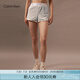 Calvin Klein內(nèi)衣【摩登引力帶】女士本命年ck家居外穿睡褲辣妹運動短褲QS5982 020-椰青灰 S