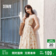 森馬（Semir）連衣裙女顯瘦甜美度假風2025夏季森系滿印吊帶裙浪漫109325114033