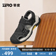 零度Zero涼鞋男2025夏季新款日常百搭透氣涼爽沙灘鞋耐磨輕戶外涼鞋潮 黑色 42