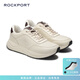 ROCKPORT樂步輕奢高端休閑鞋男25年新款增高復(fù)古風(fēng)頭層牛皮正品男鞋 米白色 【現(xiàn)貨速達(dá)】 44 (270mm)