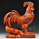 漁者讀木 花梨木雕大公雞生肖雞家居客廳玄關(guān)辦公室裝飾擺設開(kāi)業(yè)喬遷送禮 花梨木雕大雄雞【高26cm】
