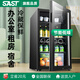 先科（SAST）家用小冰箱小型冰吧冷藏保鮮柜辦公室客廳租房用酒店商用迷你電冰箱飲料展示柜 135升 黑膽（冷藏+微冷凍+藍光燈+帶鎖）