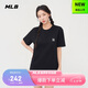 MLB短袖T恤男女時(shí)尚夏季休閑經(jīng)典純色圓領(lǐng)25新款3ATSB0153-50BKS-L