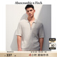 ABERCROMBIE & FITCH【拉鏈開衫】男裝25夏新款美式百搭Polo衫短袖T恤KI120-5187 暖米色 XS (170/84A)