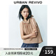 UR2025夏季新款女裝復(fù)古波嬉風(fēng)超寬松格紋罩衫襯衫UYY250030 紅色格子 (偏寬松) S (XS-S)