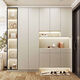 顧家舒芙2025新款輕奢入門(mén)鞋柜玄關(guān)柜一體家用客廳隔 款式1 80x36x240cm-帶燈 組裝【可定制】