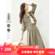 梵希蔓今年流行漂亮套裝裙女2025年早春新款氣質(zhì)通勤兩件套裙子 M5755 卡其綠 L