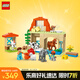 樂高（LEGO）積木拼裝得寶10416 歡樂農(nóng)場動物大顆粒積木桌兒童玩具生日禮物