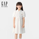 蓋璞女童2025夏季新款小熊刺繡polo領棉質短袖連衣裙兒童裝767293