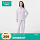 全棉時代新品家居服親膚透氣越穿越柔女士純棉睡衣空氣褶皺紗