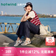 熱風(fēng)七夕戶(hù)外溯溪涼鞋女款2025年夏季新款黑色舒適休閑鞋丑萌女鞋子 04白色 39