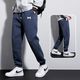 URNDR APEURR休閑褲男褲新款長(cháng)褲立體版型束腳運動(dòng)衛褲男 藏青色 (春秋款) 2XL 【140-155斤】