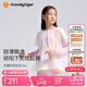 moodytiger【仙女家族】女童T恤長袖春夏款打底衫假兩件輕薄涼感兒童防曬衣
