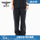 BOY LONDON春夏男女同款休閑褲老鷹繡花印花直筒長褲N15002 黑色 M