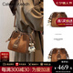 CALWAN KEODH包包女包2025新款斜挎高級(jí)輕奢通勤單肩生日七夕情人節(jié)禮物送女友 【棕色】時(shí)尚百搭簡(jiǎn)約水桶包送老婆高級(jí)實(shí)用
