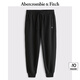 ABERCROMBIE & FITCH男裝25春夏美式經(jīng)典小麋鹿毛圈布美式運動(dòng)衛褲長(cháng)褲KI134-5029 黑色 L (180/86A)