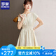 羅蒙（ROMON）年輕女裝2025年新款法式高端氣質(zhì)新款時尚小個子短袖連衣裙女夏季 圖色 S