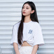 美職棒（MLB）官方 男女情侶虞書欣明星同款老花休閑百搭棉質T恤短袖七夕節(jié)禮物 紐約洋基隊/米白色(25新款) XL 180/100A