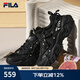 斐樂（FILA）官方男鞋老爹鞋復(fù)古運(yùn)動(dòng)鞋新款貓爪鞋5代休閑鞋 黑-BK 41