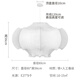 尚赫登意大利設(shè)計(jì)師主臥室蠶絲吊燈法式復(fù)古侘寂客廳餐廳奶油風(fēng)房間燈具 全光譜80cm-送16*5W三色光