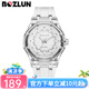 博之輪（BOZLUN）遠(yuǎn)航系列手表情侶機(jī)械表男女國(guó)潮鏤空自動(dòng)機(jī)械腕表節(jié)日禮物 極簡(jiǎn)白【透明殼 非機(jī)械機(jī)芯】