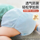 棉之潤(rùn)尿布褲嬰兒純棉訓(xùn)練褲隔尿可水洗男女寶寶新生兒戒尿不濕2條L碼