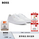 BOSS博斯【七夕節(jié)禮物】男士25年夏季新款金色徽標(biāo)裝飾運(yùn)動(dòng)鞋 100-白色 41