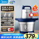 美的絞肉機(jī)家用5L大容量電動(dòng)多功能料理機(jī)攪拌機(jī) 碎肉機(jī)切菜絞餡全鋼絞肉機(jī)【純銅電機(jī)】 BL90R03