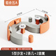 添賦貓爪皮創(chuàng)意S形辦公休閑組合培訓(xùn)家長休息區(qū)異形大廳等候接待沙發(fā) 組合5（加厚貓抓皮顏色可選）