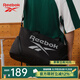 REEBOK銳步防潑水耐磨健身包男女同款干濕分離獨(dú)立鞋倉大容量斜挎包 黑色