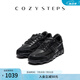COZY STEPS可至男女款春季新款休閑復(fù)古德訓(xùn)鞋舒適輕便法棍鞋 黑色（男） 39