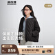 波司登（BOSIDENG）2025新款女短款90絨時尚輕暖羽絨服B250135306 夜空黑|8F44 S 160/84A 【體重約110-125斤】