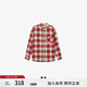 Levi's?SilverTab?25年春夏新款男士美式復(fù)古格子休閑針織襯衫 紅黃 L