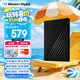 西部數(shù)據(jù)（WD）2TB 移動(dòng)硬盤 USB3.0 My Passport隨行版2.5英寸 黑 機(jī)械硬盤 筆記本電腦外接 大容量加密存儲(chǔ)