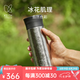 KEITH鎧斯【鈦保溫杯】戶外野餐真空保溫壺輕量便攜健康泡茶杯子380ml Ti3132-冰花銀