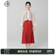 固執(zhí)（OBSTINATE）【特價(jià)】2025夏季新款新中式復(fù)古釘珠流蘇百搭短外披衫女 杏色 L