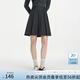 范思藍(lán)恩“進(jìn)店bi入”百搭寬?cǎi)薨肷砣古锒?024新款百褶裙14409 巴黎灰 L
