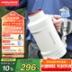 摩飛電器（Morphyrichards）電熱水壺 便攜式燒水壺 家用戶外旅行1L大容量雙層304不銹鋼保溫防燙旅行電水壺電熱水杯MR6061白