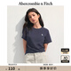 ABERCROMBIE & FITCH【百搭純色】女裝25夏季經(jīng)典小麋鹿修身圓領(lǐng)短袖T恤KI139-5759 海軍藍(lán) S (165/92A)