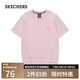 斯凱奇（Skechers）雪糕T恤短袖夏季男女同款中性速干上衣衣服L223U046