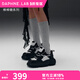 DAPHNE LAB【低至5折】棒棒糖面包鞋 早秋綁帶大頭厚底鞋增高女鞋 泫雅同款黑色【明星同款】39