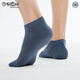 金利來(lái)（Goldlion）男士襪子男棉5A級抗菌防臭船襪夏季網(wǎng)眼透氣吸汗不掉跟休閑襪5雙 星空藍云灰海藍礦石綠駝色 5雙