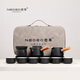 NEOEO 尼耳NEOEO尼耳禪風(fēng)黑陶側(cè)把壺茶具套裝2025新款家用客廳功夫茶杯禮盒 禪風(fēng)黑陶茶具套裝N1135-1