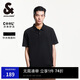 杰克·瓊斯（JACK&JONES） 春季立體鋼印涼感華夫格商務(wù)休閑寬松翻領(lǐng)短袖T恤男裝225106038